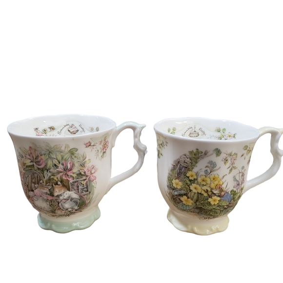 Royal Doulton Brambly Hedge Spring and Summer Mugs (2) - Picture 1 of 14